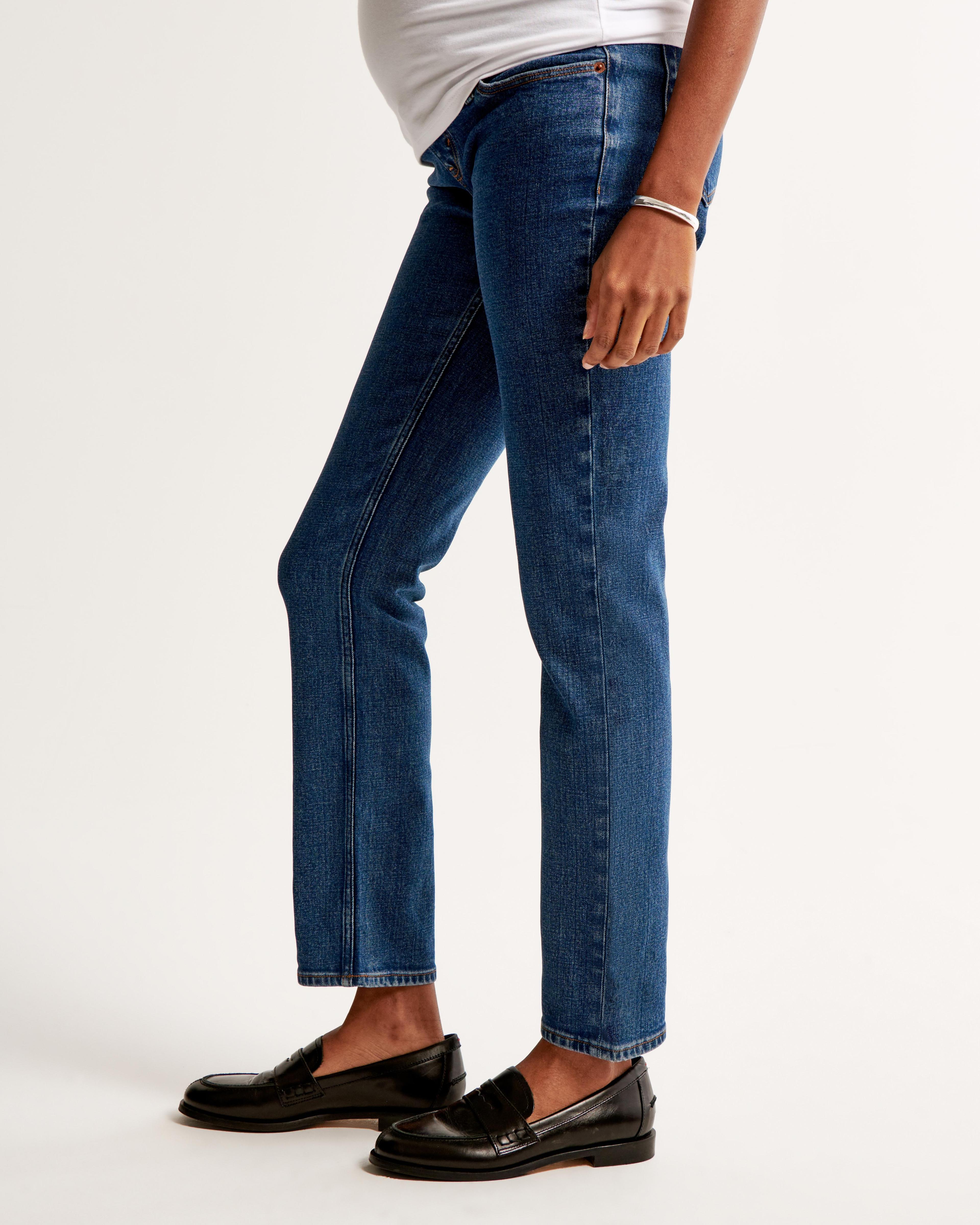 Maternity Ankle Straight Jean Product Image