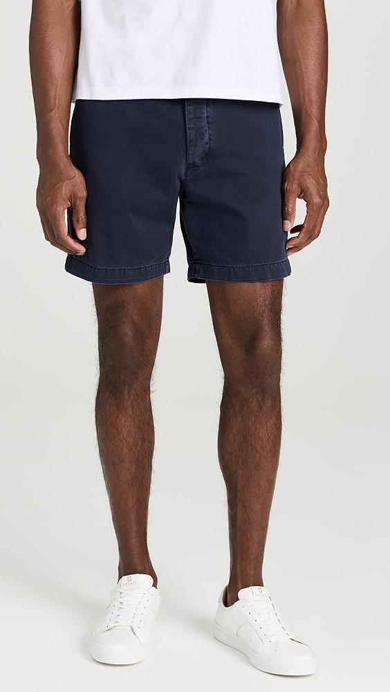 Alex Mill Flat Front Short in Vintage Washed Chinos 6.25" | Shopbop Product Image