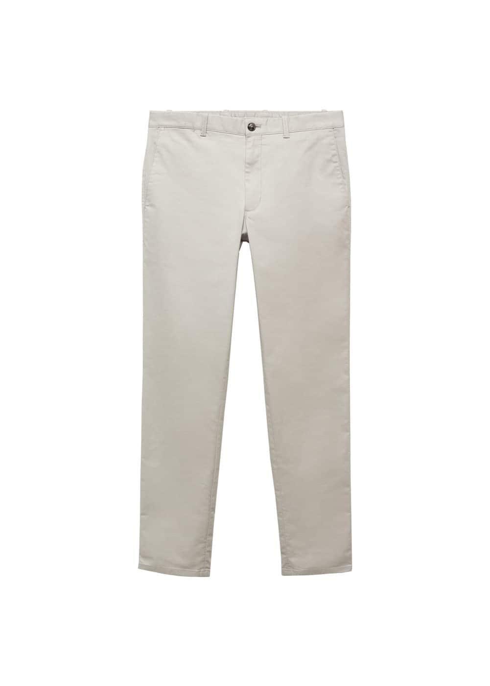 MANGO MAN - Slim fit serge chino trousers greyMen Product Image