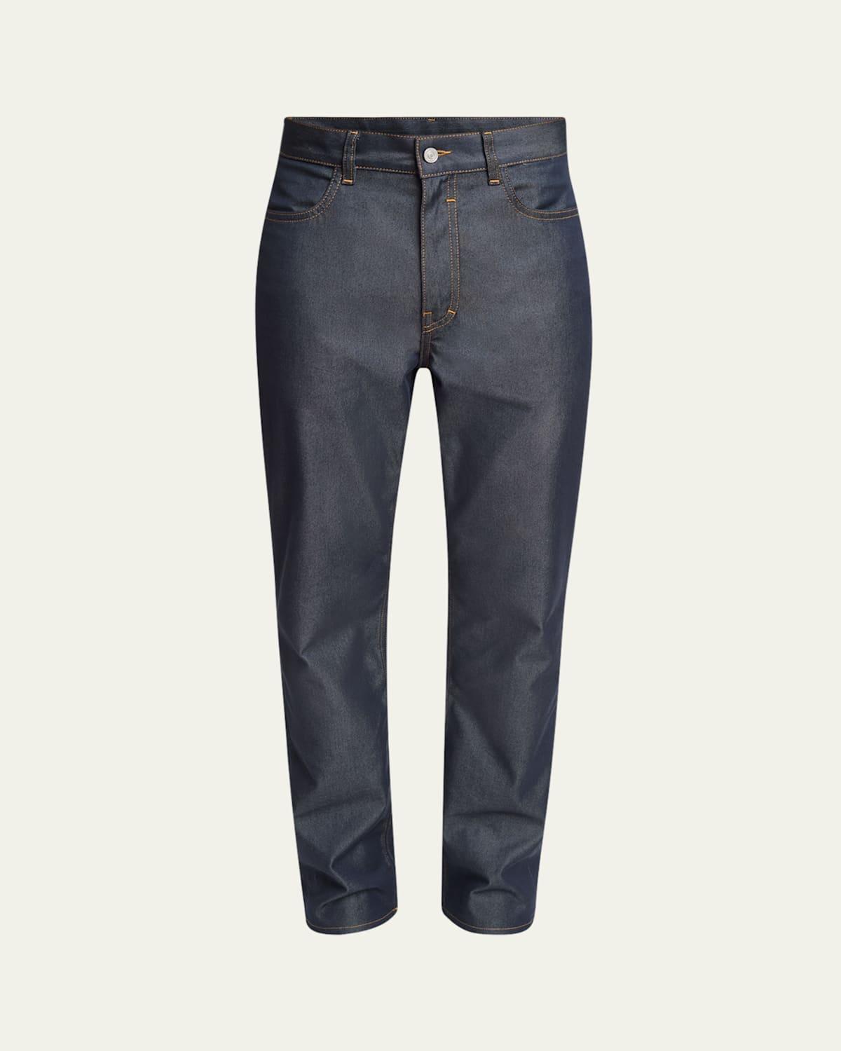 Mens Slim Fit Jeans in Denim Silk Product Image