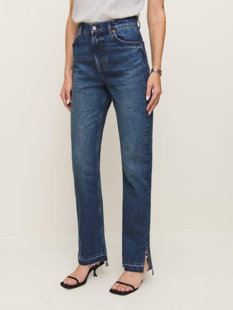 Abby High Rise Straight Jeans Product Image