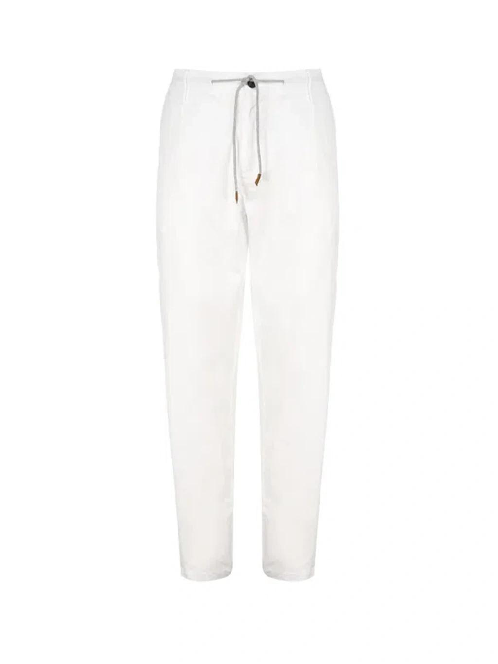 Drawstring Trousers In White product image