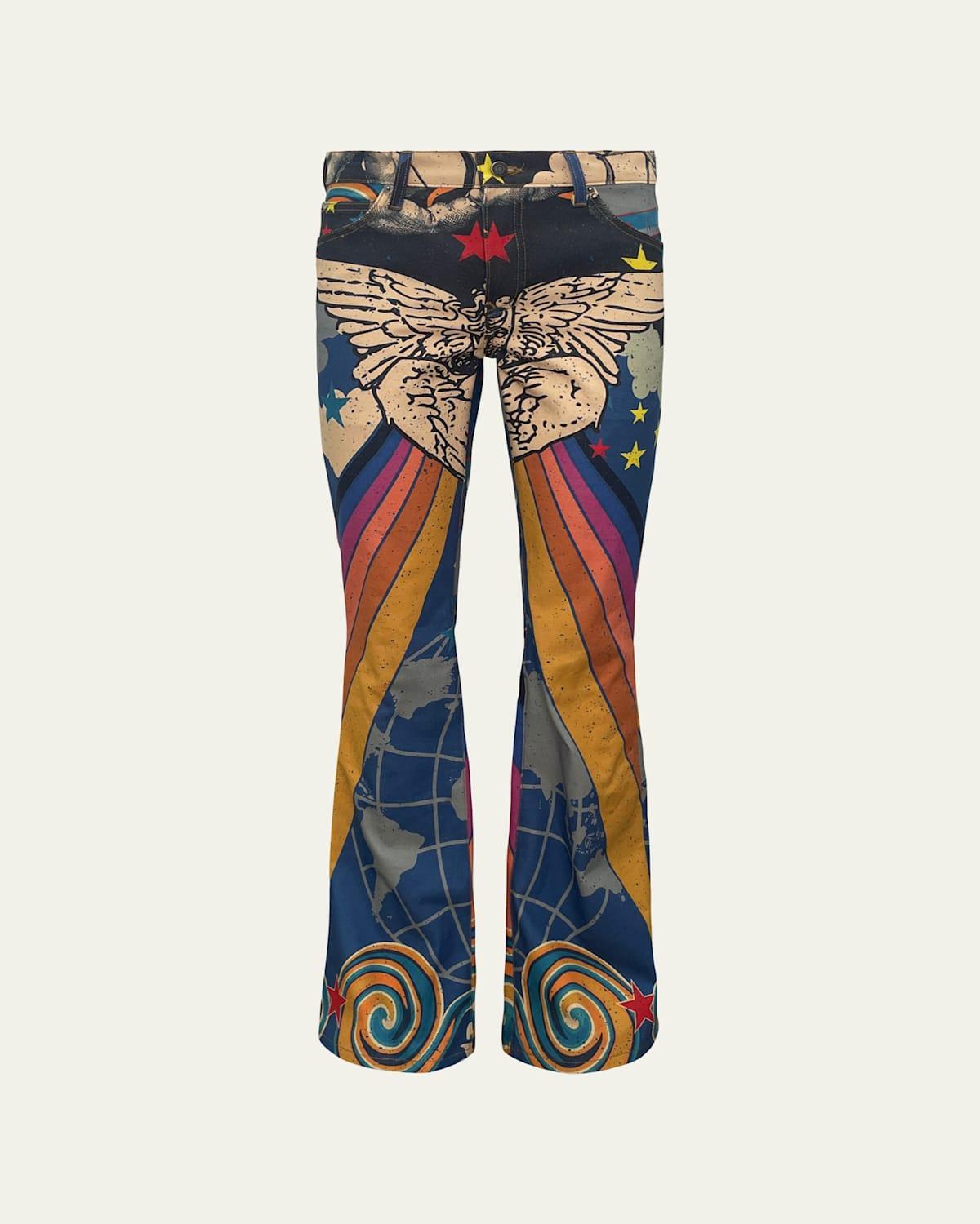 Mens Jimmy Circus Flare Jeans Product Image