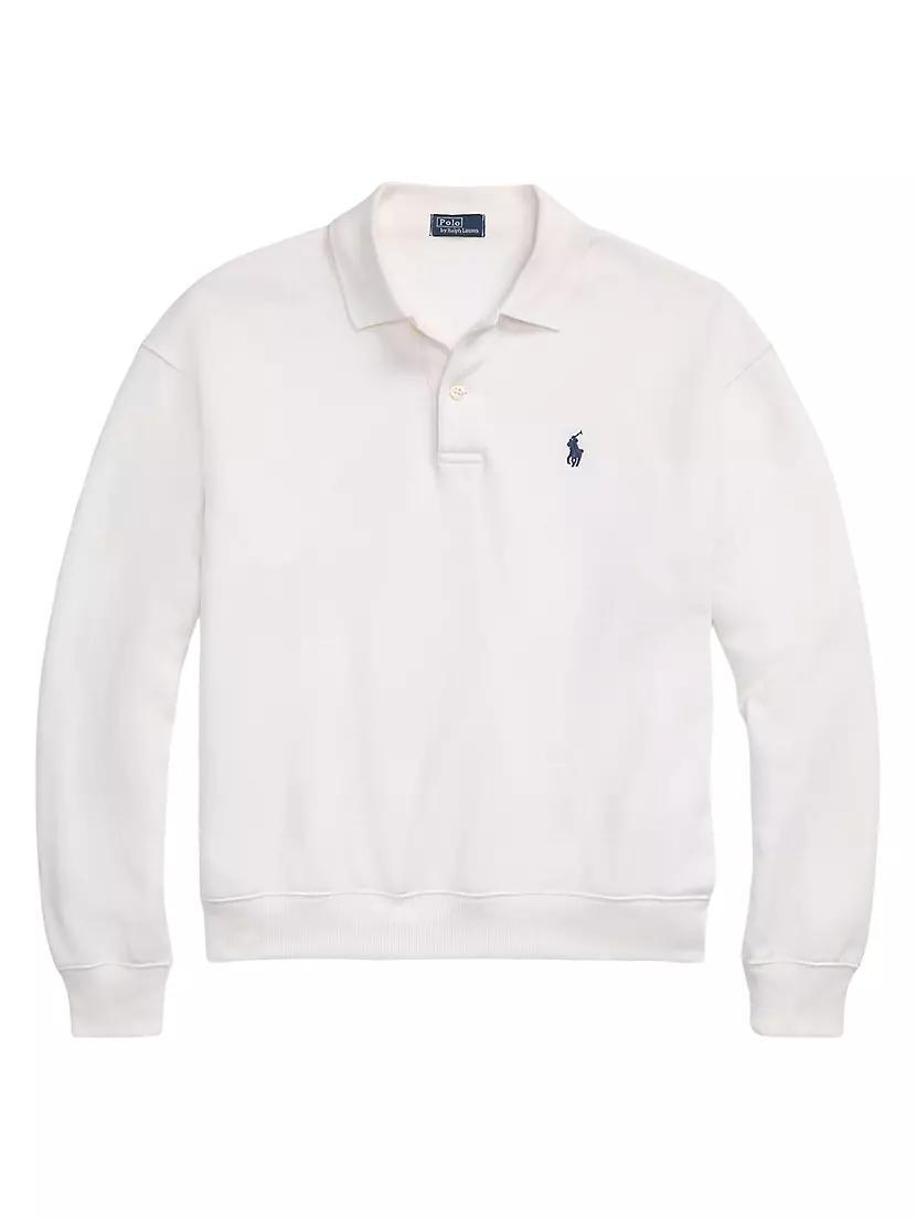 Logo Fleece Polo Sweater product image