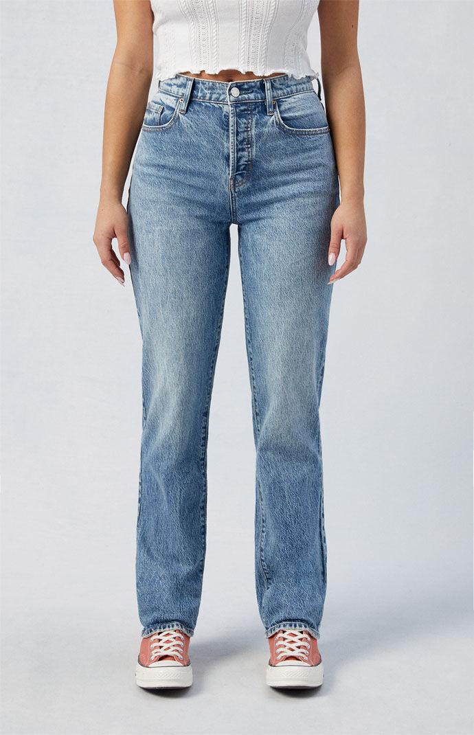 Women's Stretch Dad Jeans - Product Image