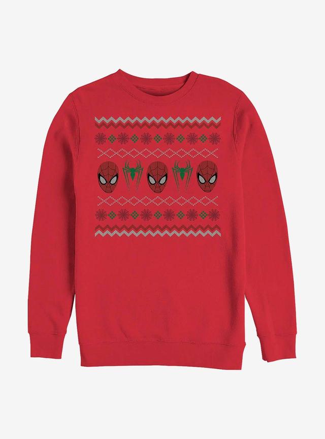 Marvel Spider-Man Ugly Holiday Crew Sweatshirt Product Image