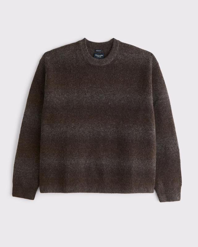 Oversized Marled Crew Sweater Product Image