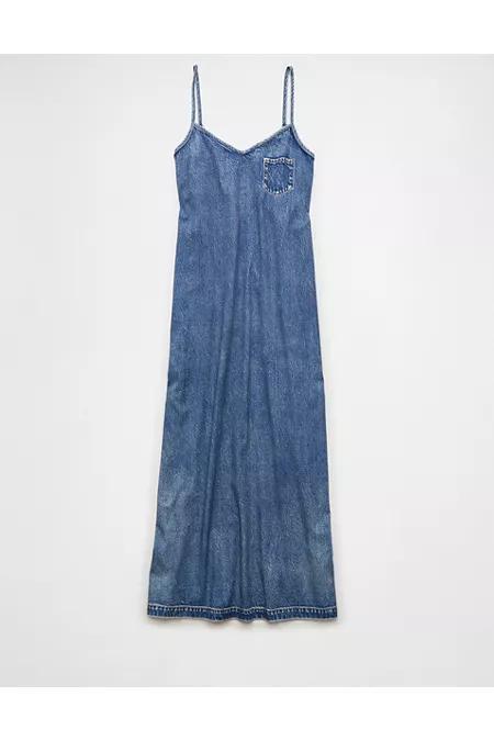 AE x Aerie DBL Take Slip Midi Dress Women's Product Image