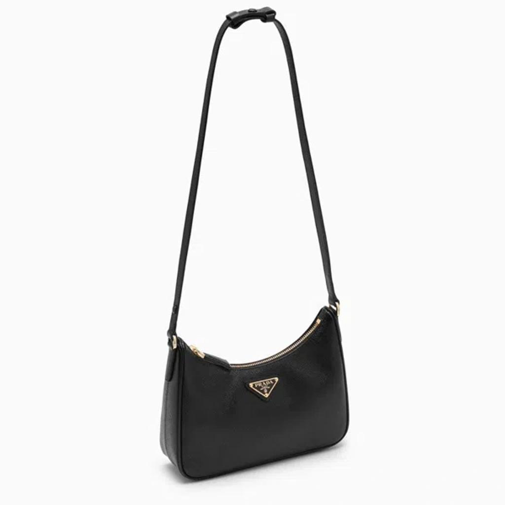 Re-edition Black Mini Bag In Saffiano Women Product Image