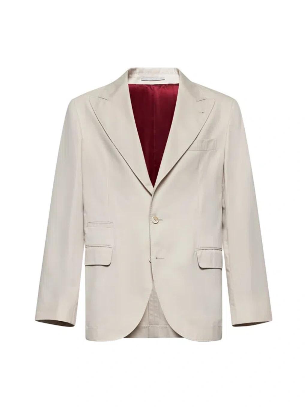 BRUNELLO CUCINELLI Blazer In Beige product image