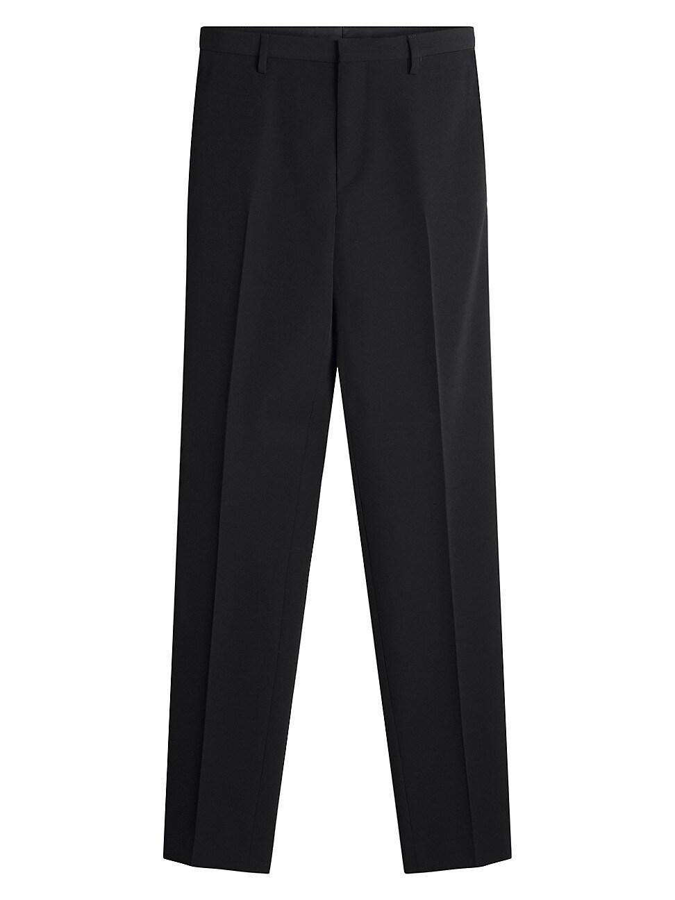 Mens Cigarette Trousers with Satin Side Bands Product Image