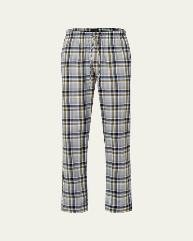 Hanro Cozy Comfort Check Print Pajama Pants Product Image