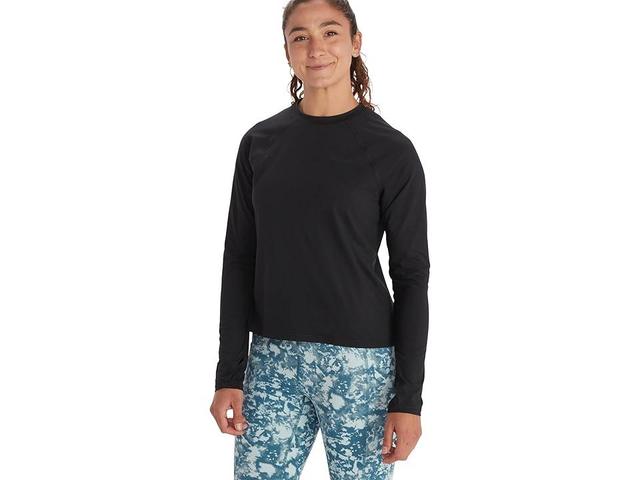 Marmot Windridge Long Sleeve (Black) Women's Clothing Product Image