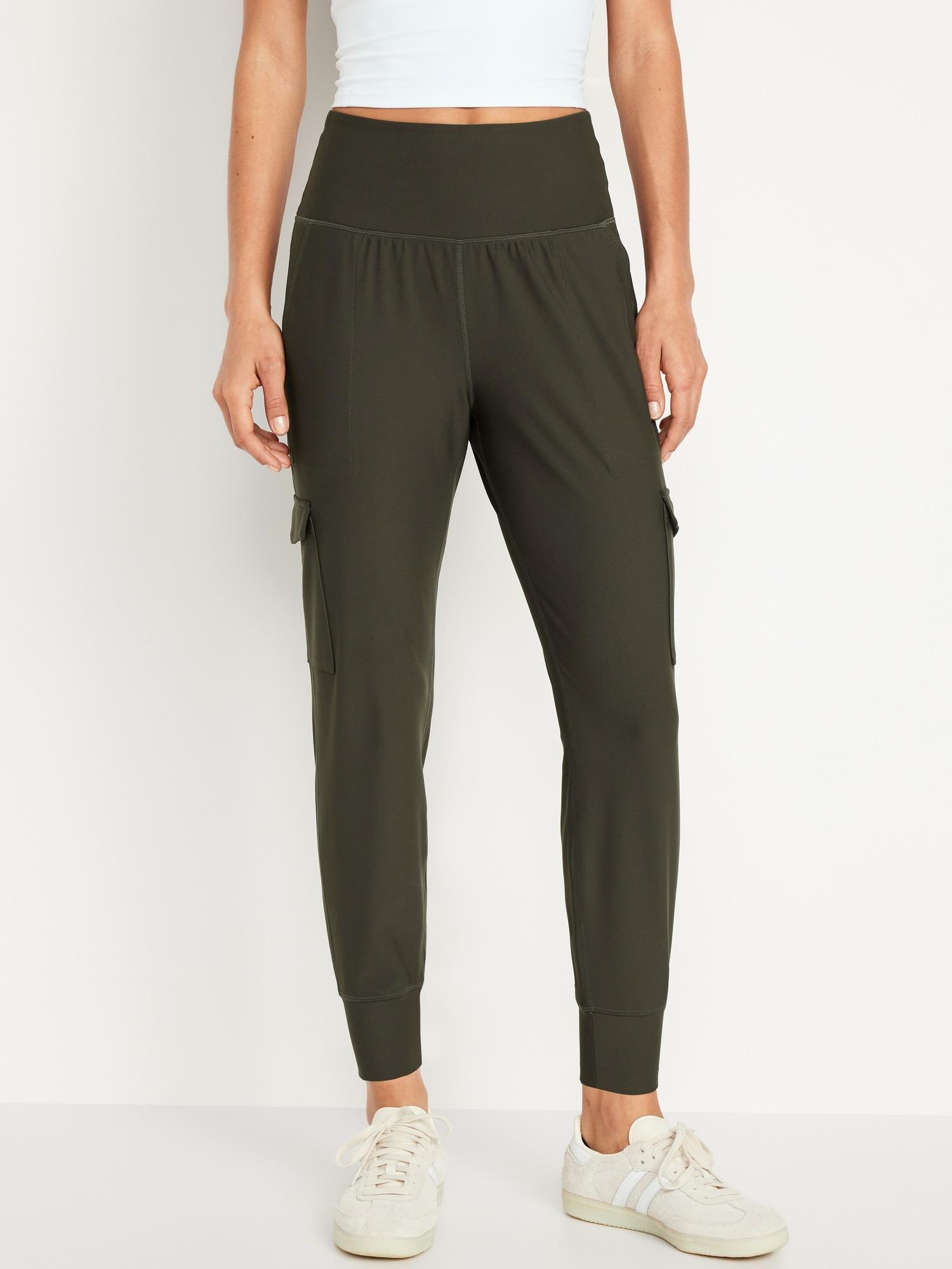 High-Waisted PowerSoft Cargo Joggers for Women Product Image