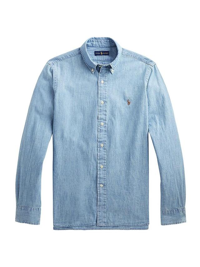 Mens Chambray Sport Shirt Product Image