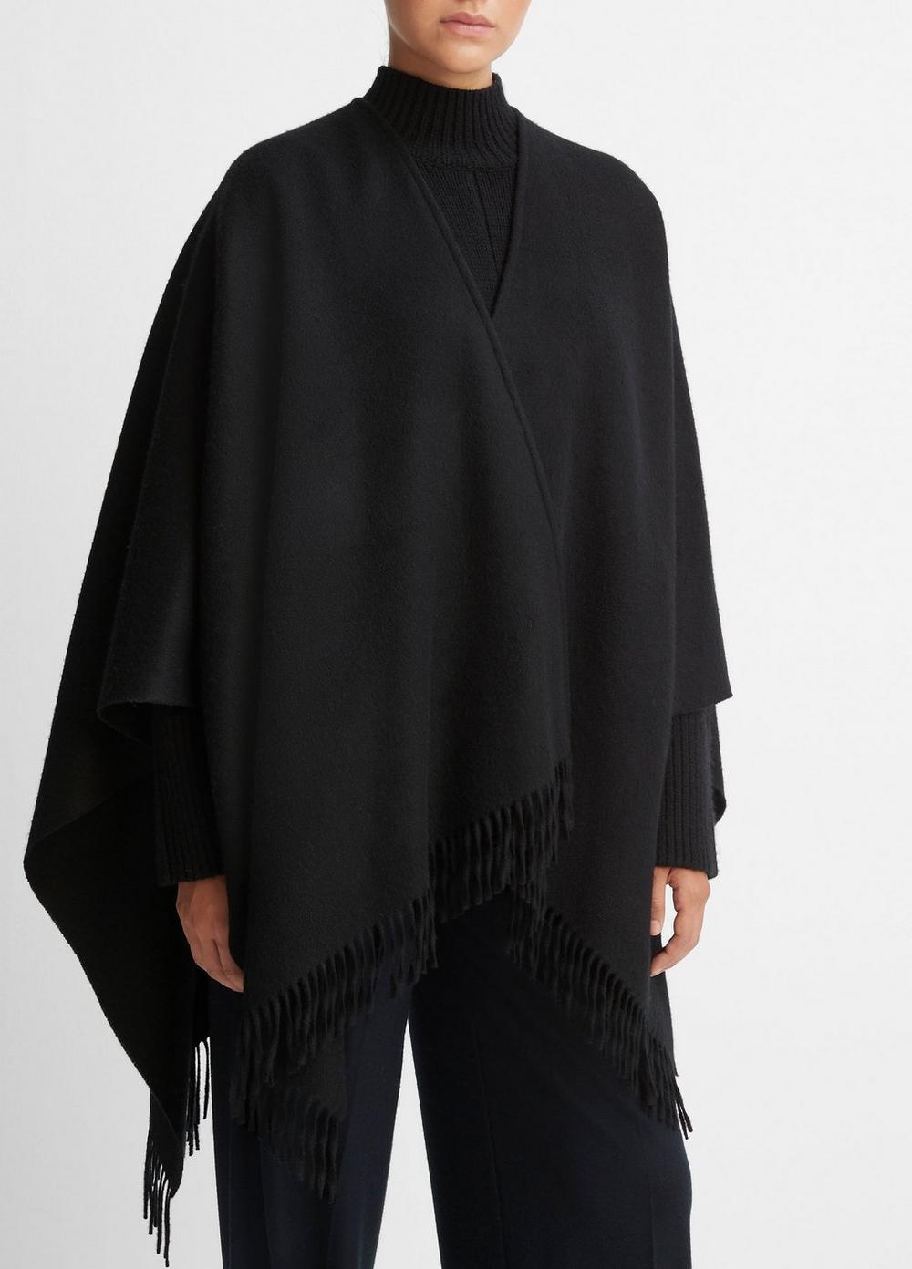 Wool and Cashmere Double-Face Cape Product Image