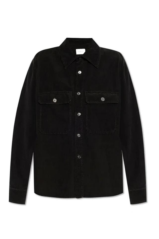 Corduroy Overshirt In Black Product Image