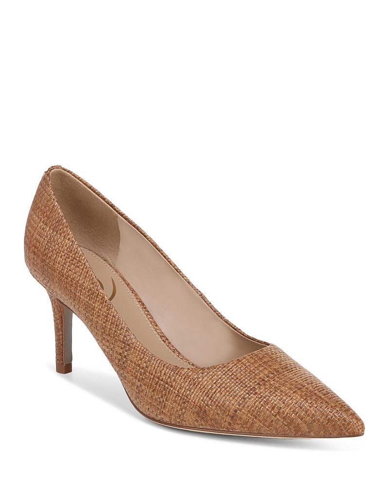 Sam Edelman Vienna Raffia Pointed Toe Pumps Product Image