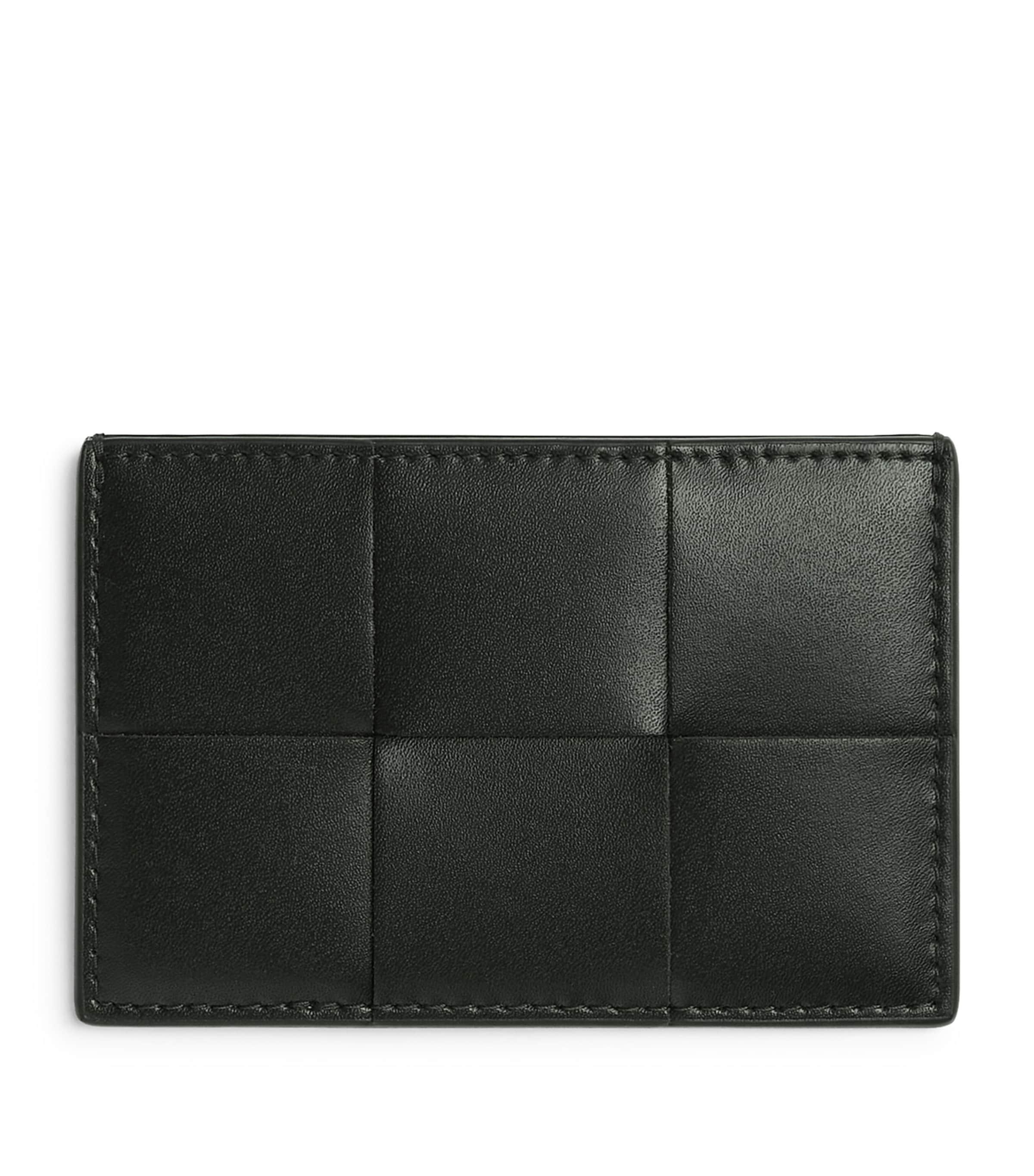 BOTTEGA VENETA Cassette Card Holder In Black_silver Product Image