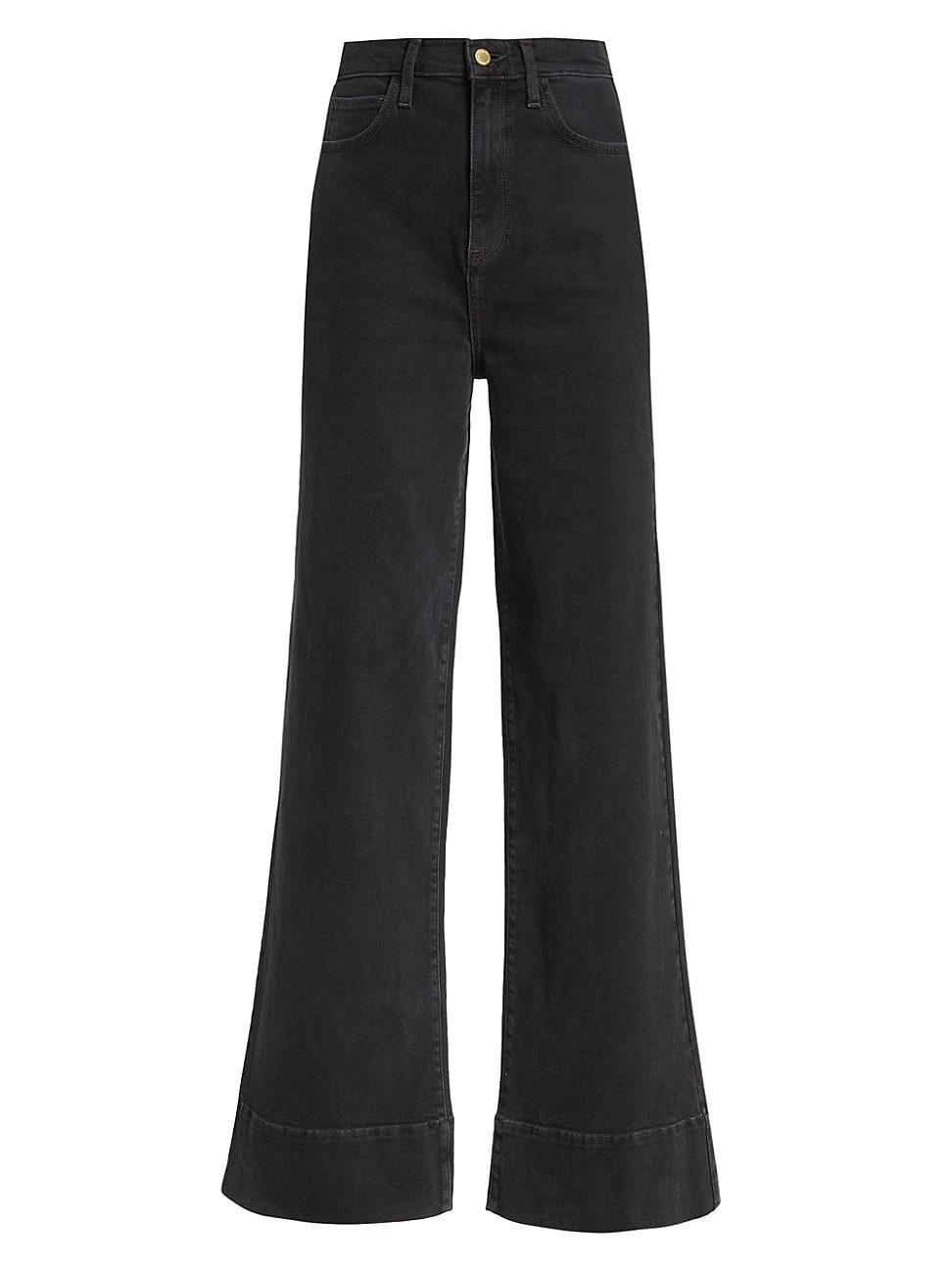 Womens Ms. Onassis Wide-Leg Jeans Product Image