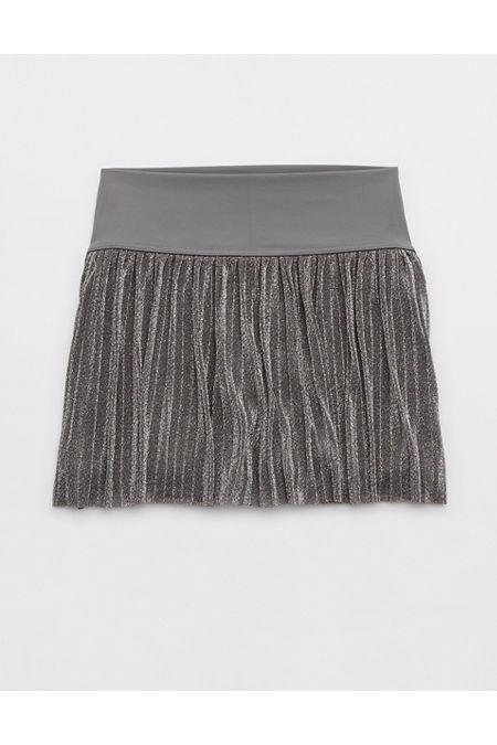 OFFLINE By Aerie Real Me Pleated Glitter Skort Women's Product Image