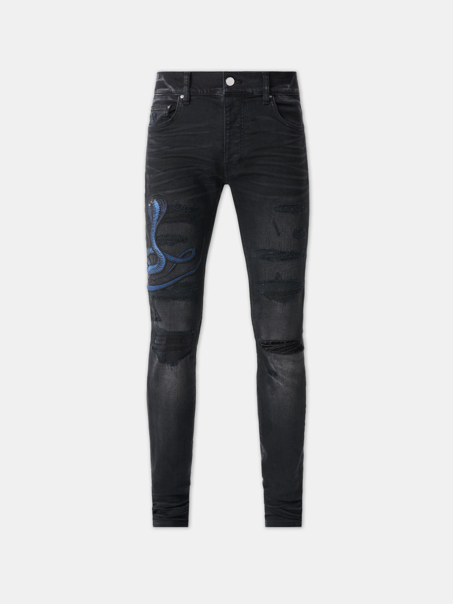 BLUE POISON ARCHIVAL JEAN - Aged Black Male Product Image