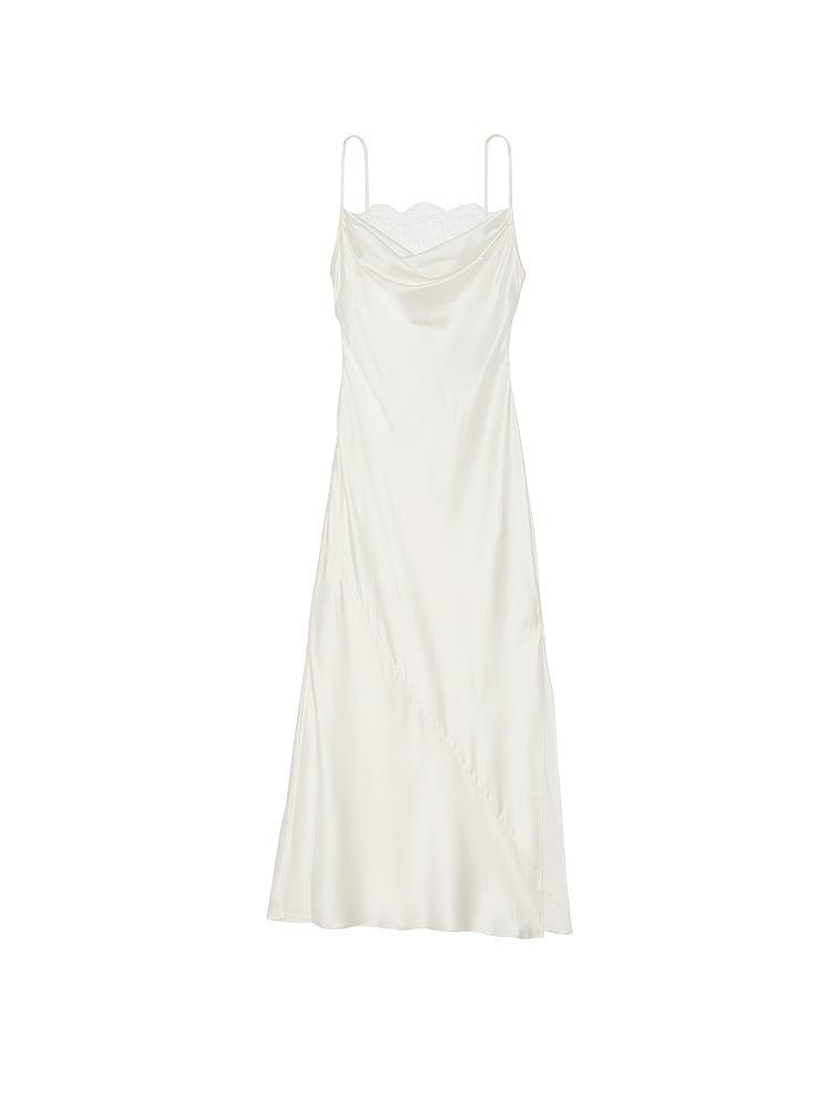 Atelier Victoria's Secret Bridal Silk Charmeuse Cowl-Neck Slip Gown Product Image