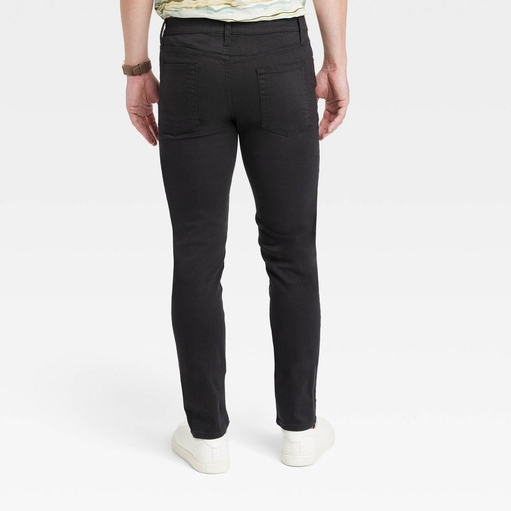 Men's Skinny Fit Jeans - Goodfellow & Co™ Black 33x32 Product Image