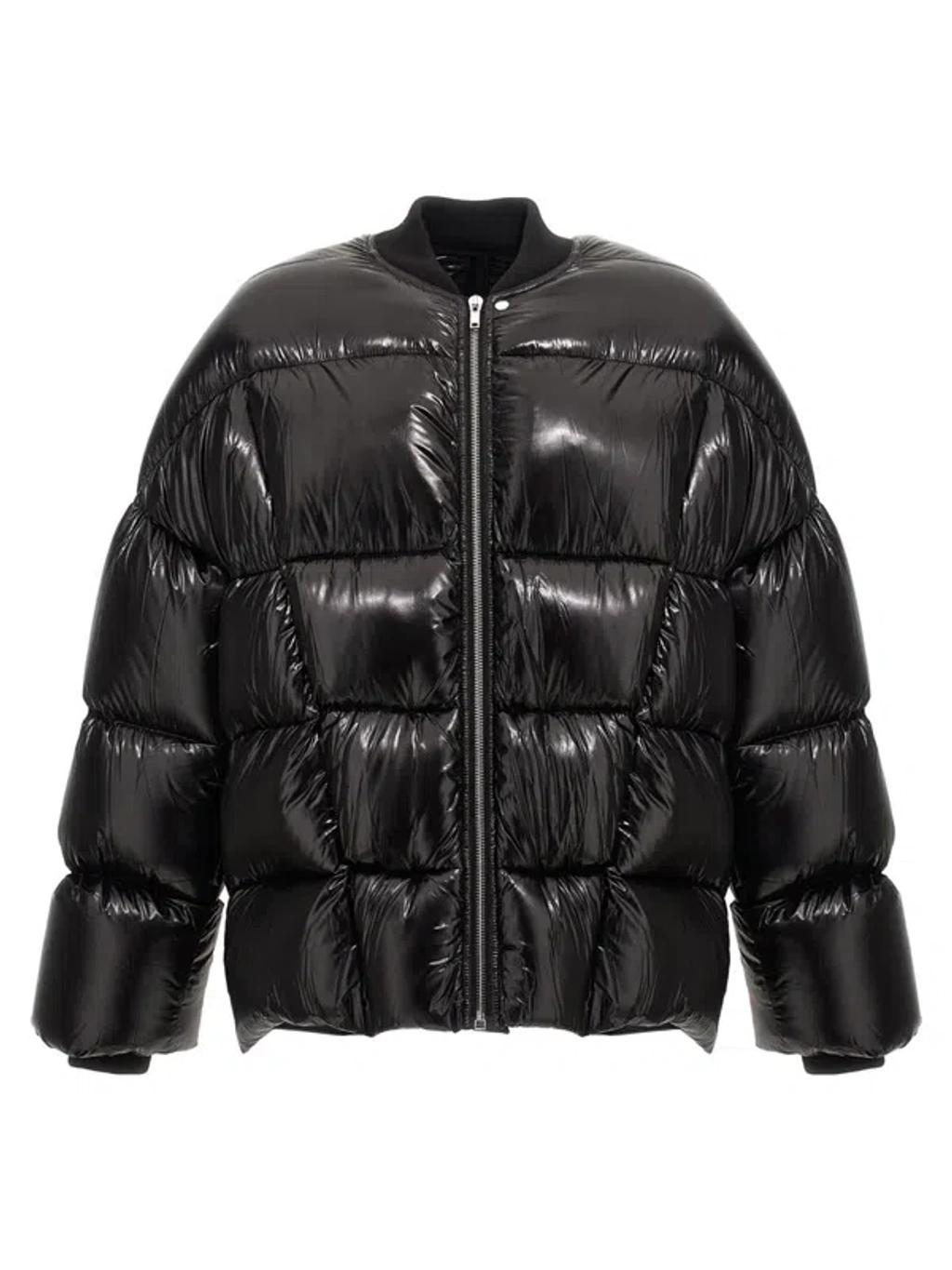 RICK OWENS Flight Down Jacket In Black Product Image