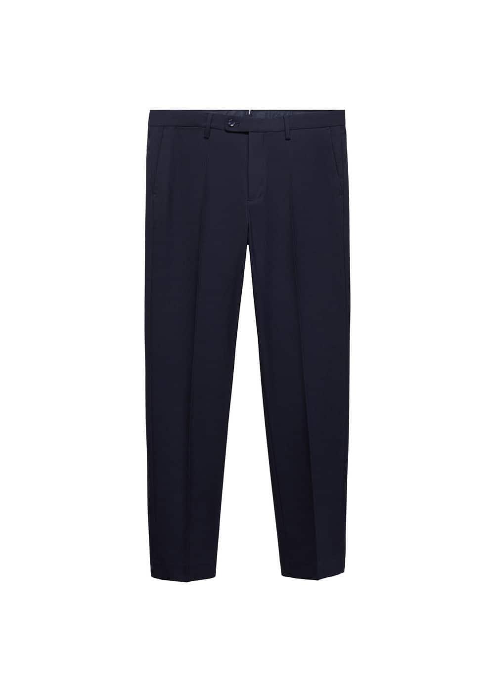 Mango Mens Stretch Fabric Slim-Fit Suit Pants Product Image