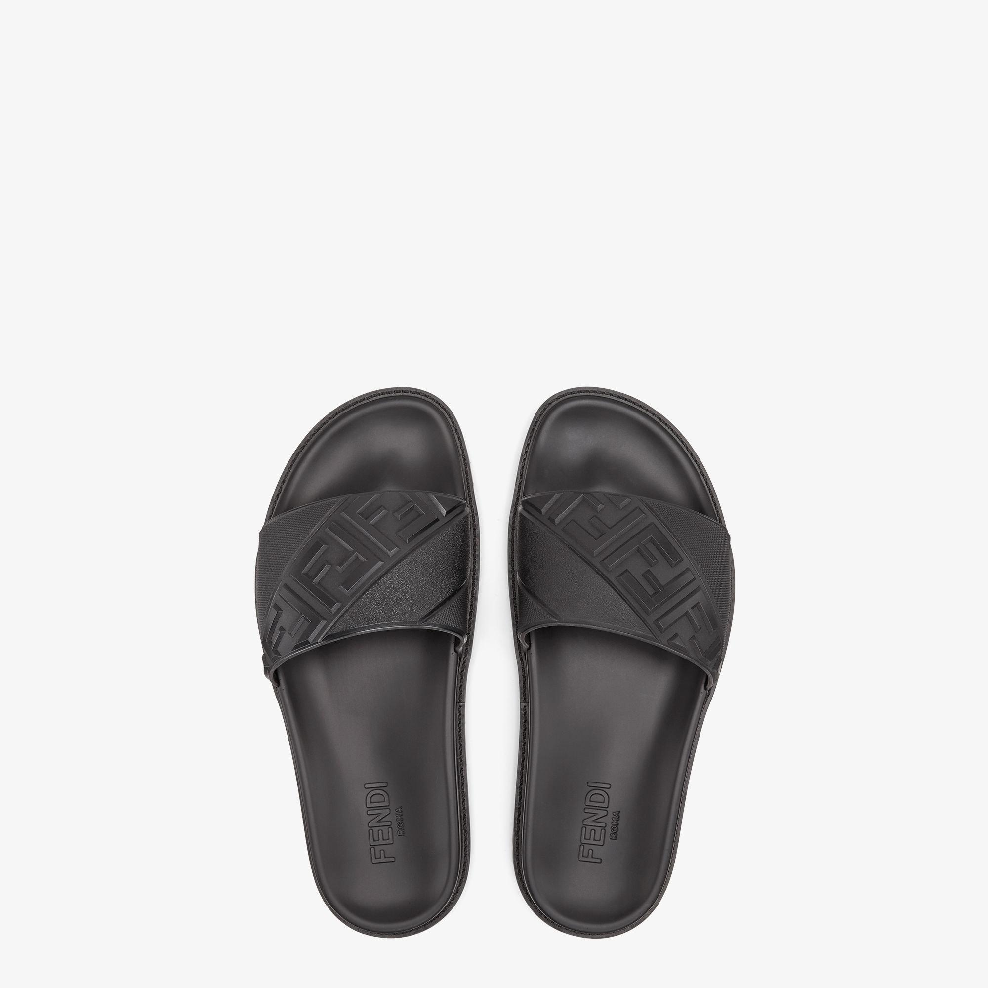 SlidesBlack rubber footbed Product Image