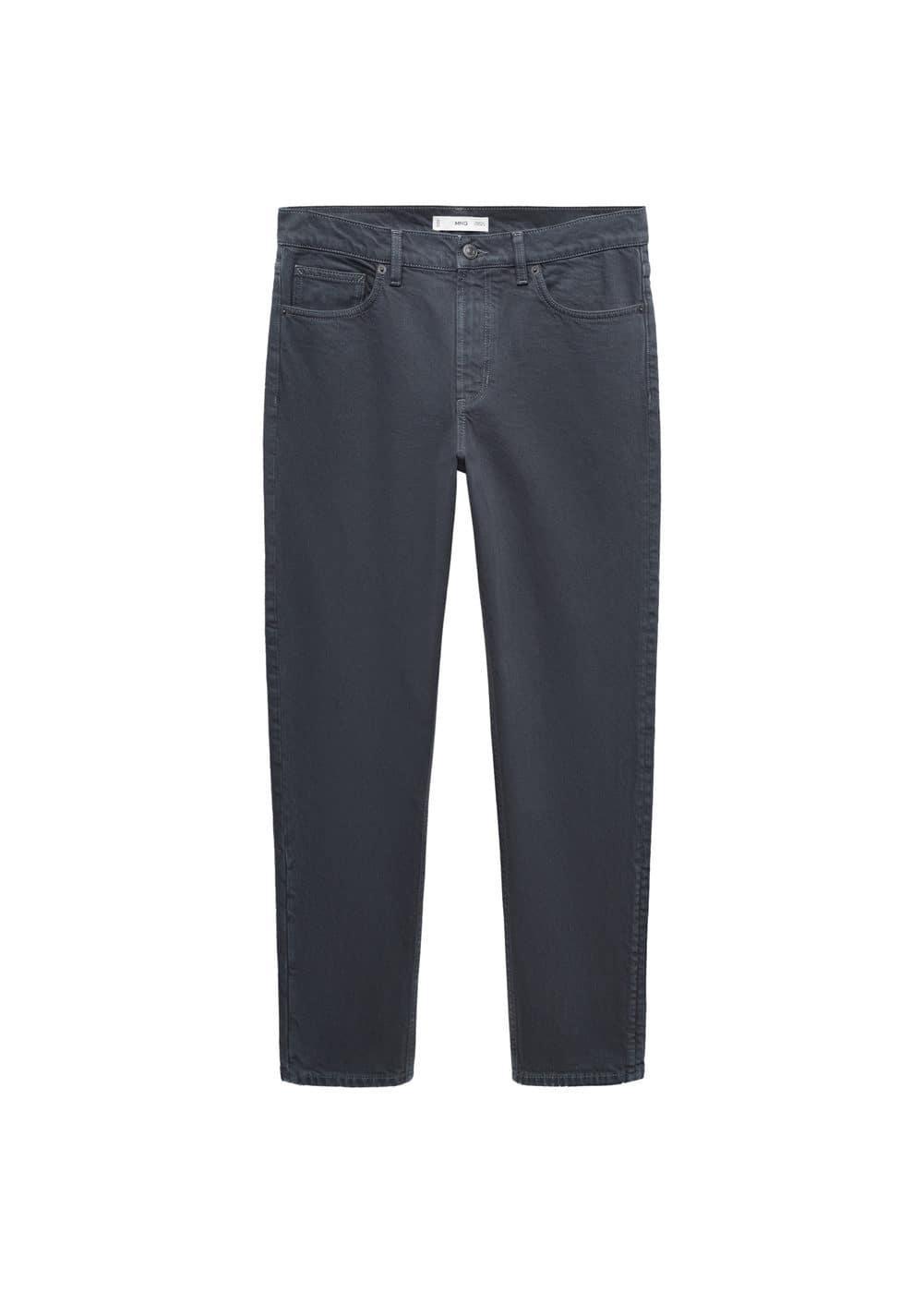 MANGO MAN - Ben cotton tappered-fit jeans night blueMen Product Image