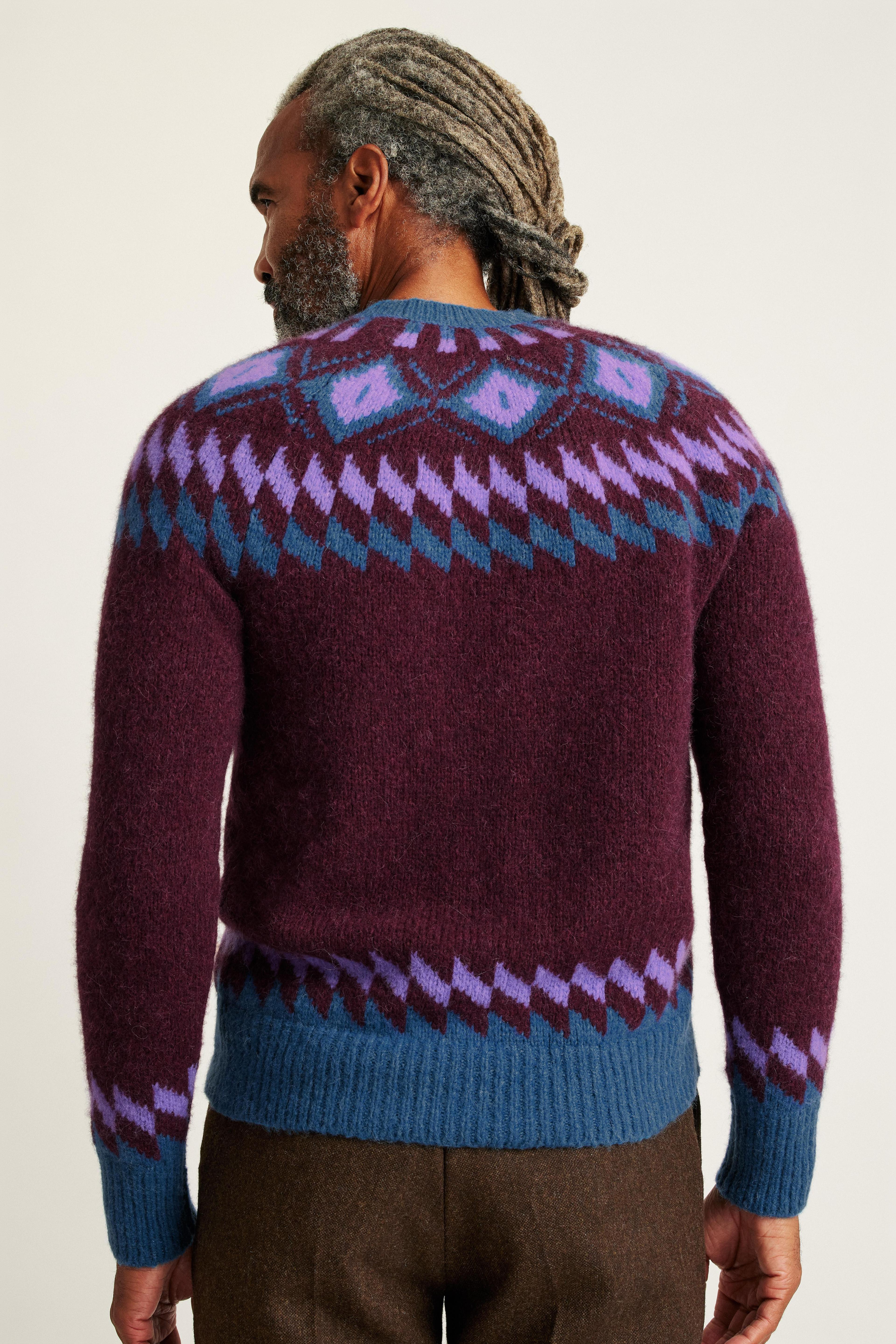 Wool Alpaca Crew Neck Sweater Product Image