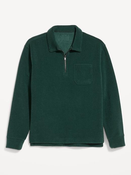 Terry Quarter-Zip Polo Product Image