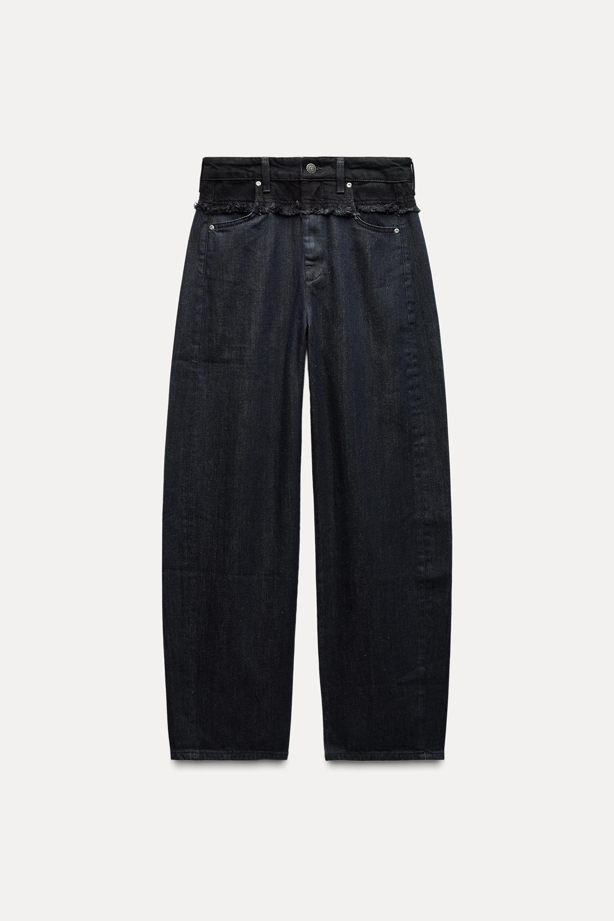 MID WAIST BARREL JEANS ZW COLLECTION Product Image