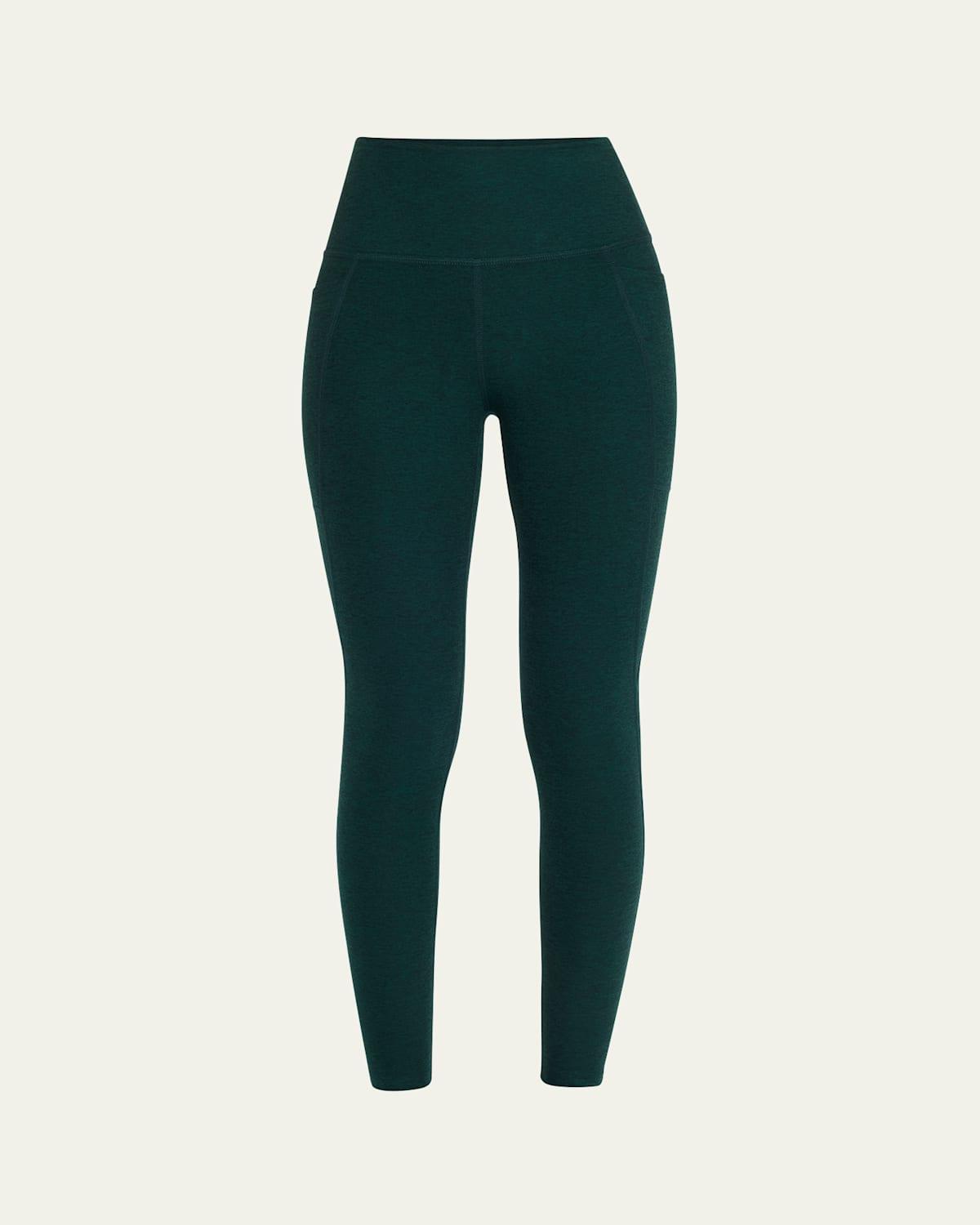 Out Of Pocket Space Dye High-Waist Mid Leggings Product Image