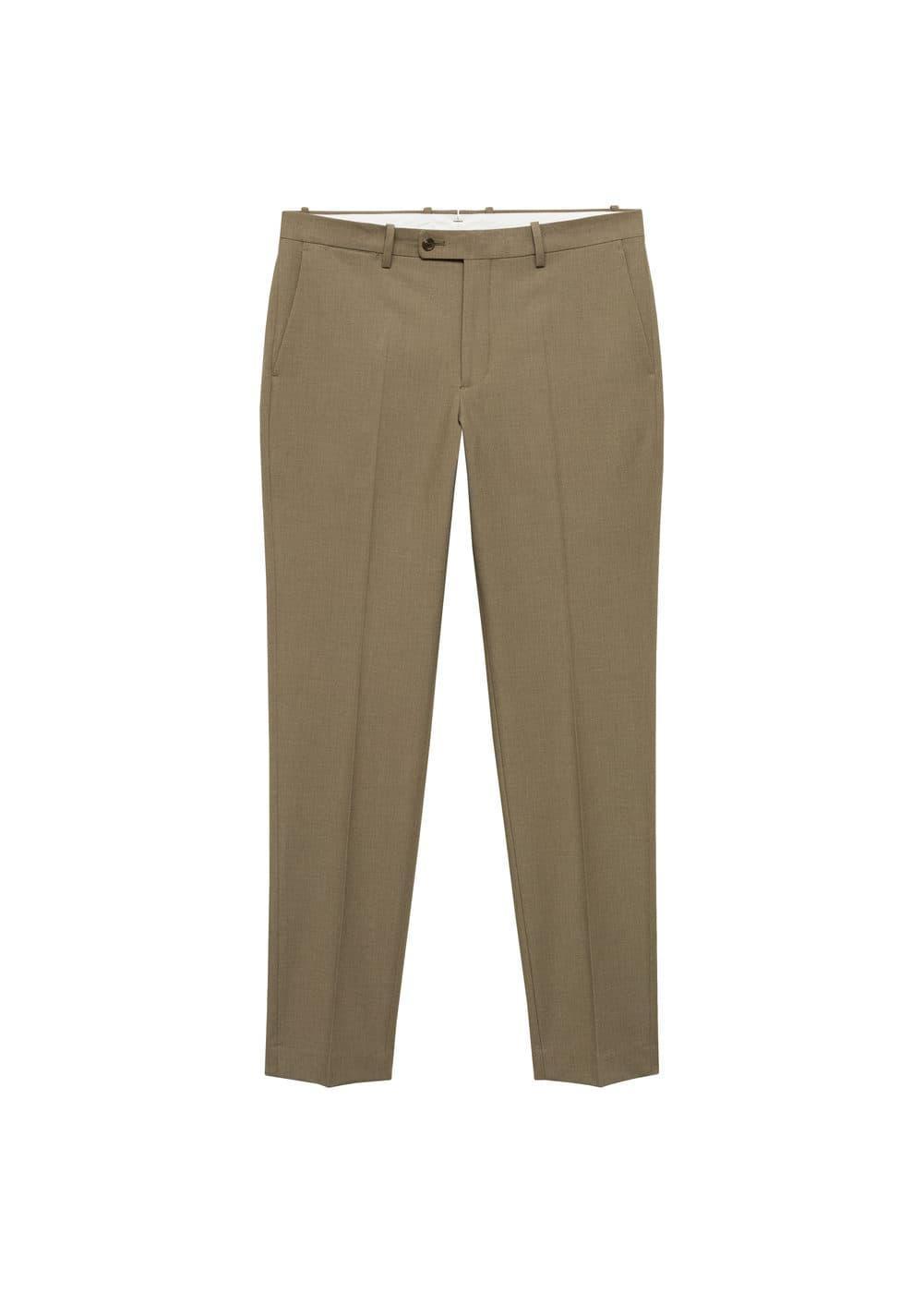 MANGO MAN - Stretch fabric slim-fit suit pants greenMen Product Image