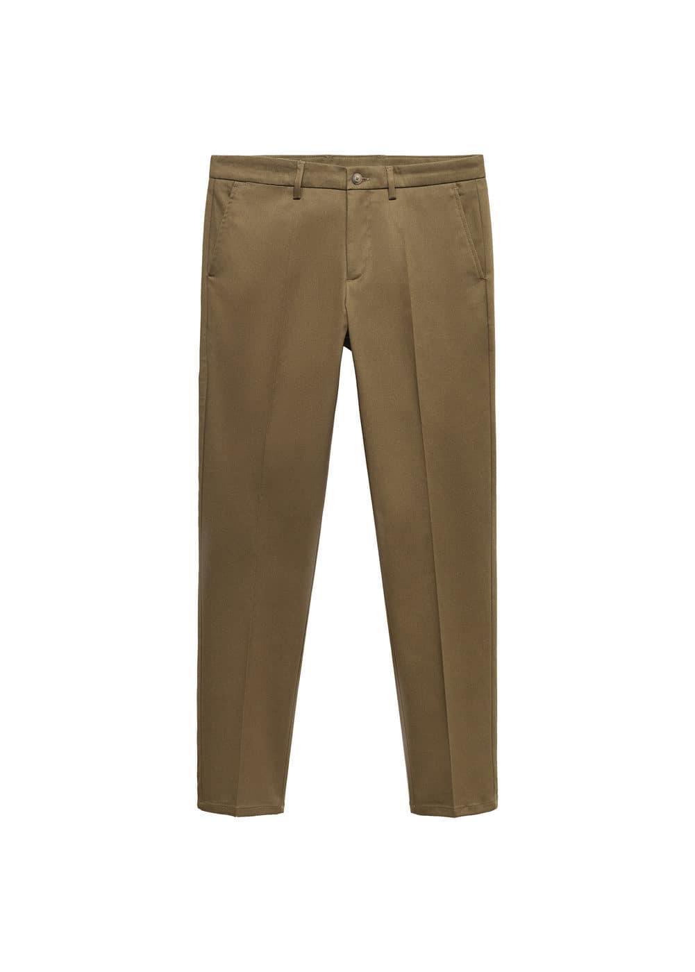 MANGO MAN - Slim fit chino trousers tobacco brownMen Product Image