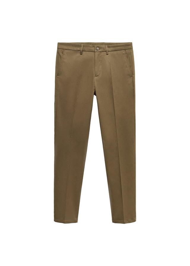 MANGO MAN - Slim fit chino trousers tobacco brownMen Product Image