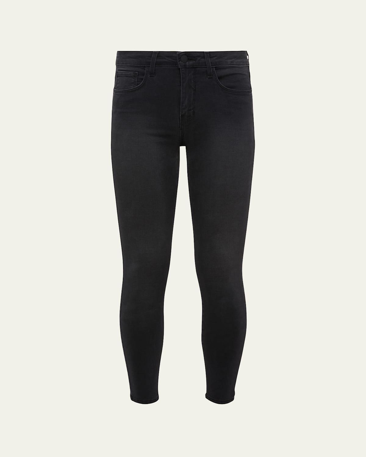 Womens Margot High-Rise Ankle Skinny Jeans - Dark Graphite - Size 32 Product Image