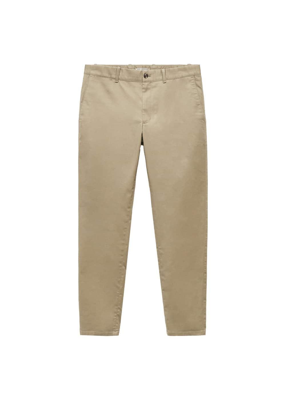 MANGO MAN - Slim fit serge chino trousers khakiMen Product Image