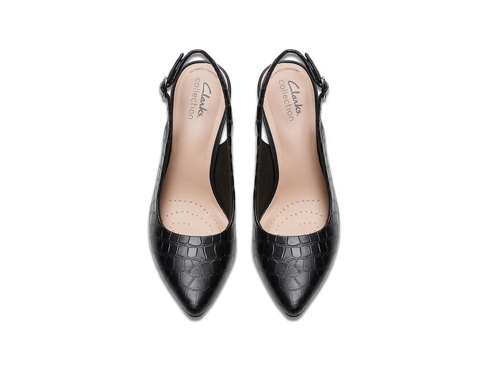 Clarks Womens Kataleyna Step Pointed-Toe Slingback Pumps Product Image