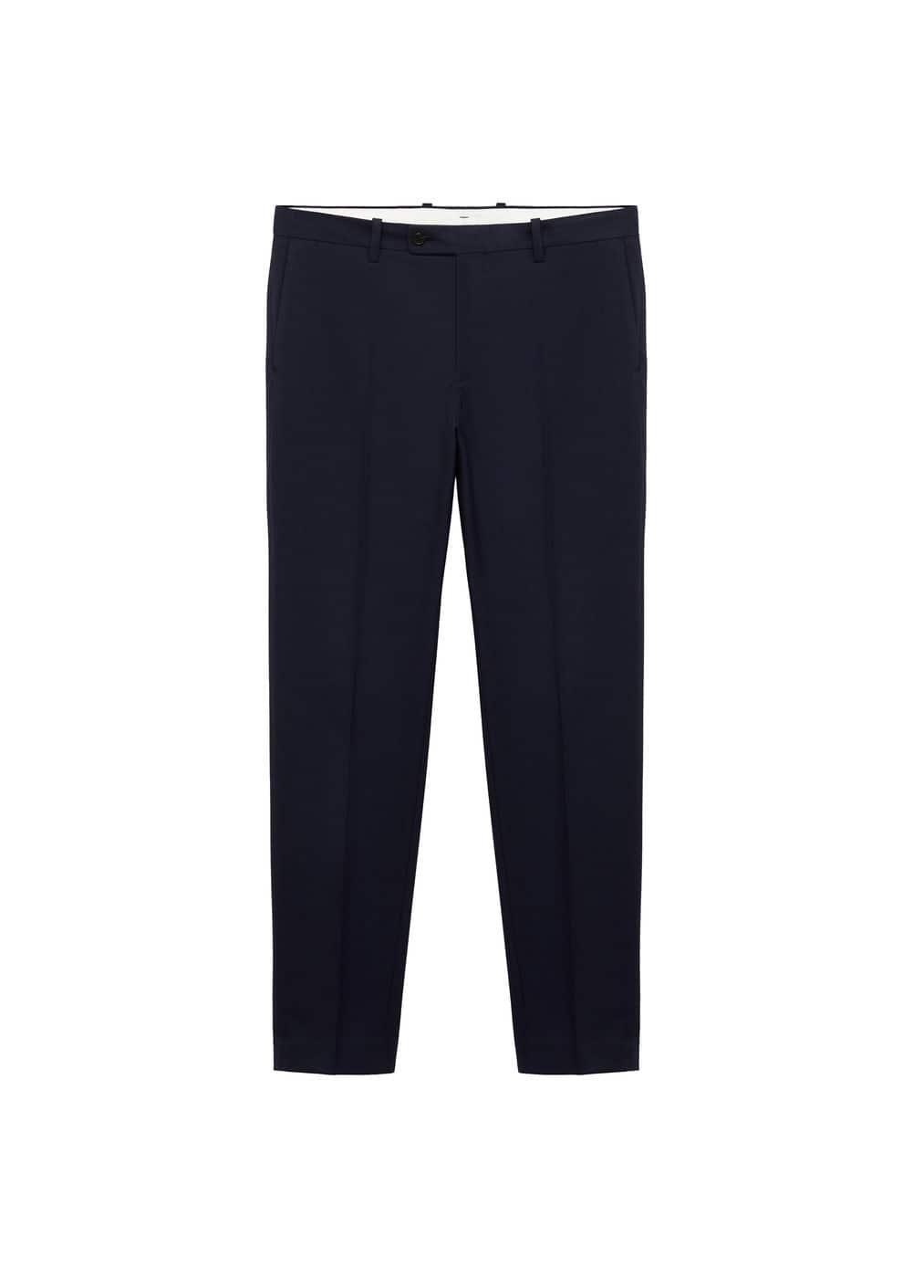 Mango Mens Stretch Fabric Slim-Fit Suit Pants Product Image