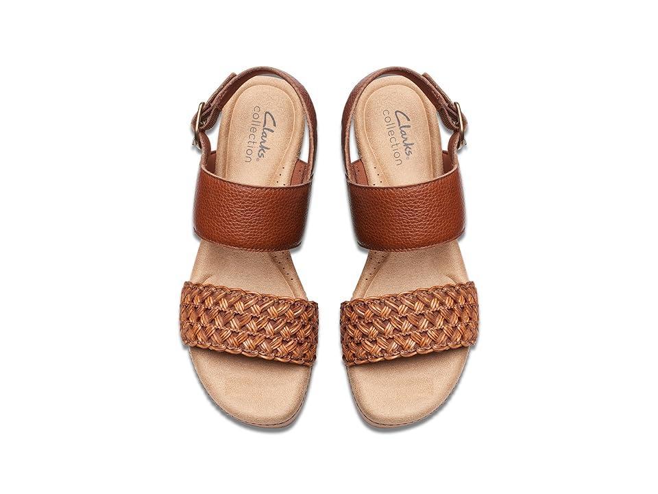 Clarks Seannah Step Leather) Women's Sandals Product Image