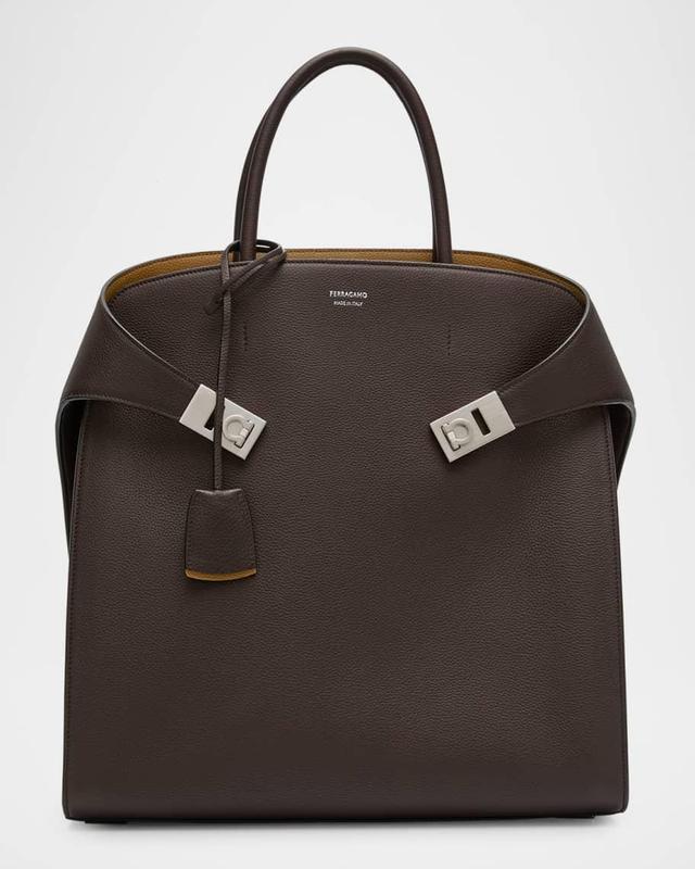 Men's Hug Leather Tote Bag Product Image