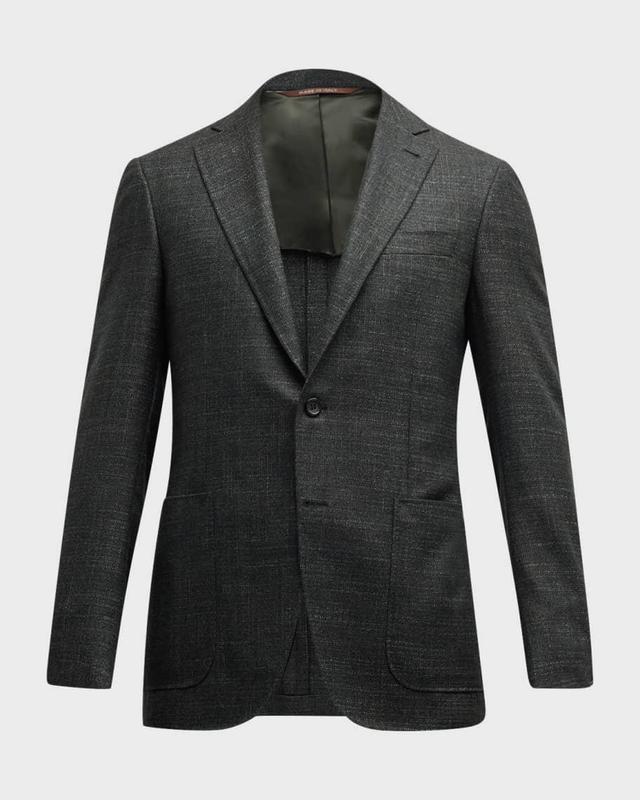 Men's Wool-Blend Textured Blazer Product Image