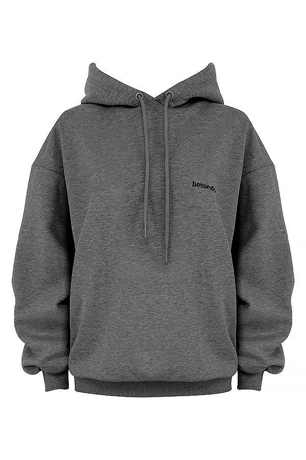 Halo Dark Grey Oversized Hoodie Product Image