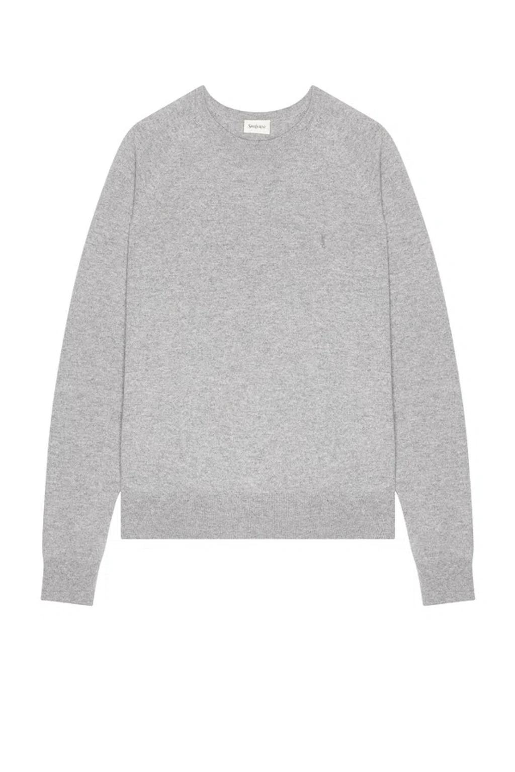 Crewneck Sweater In Gray product image