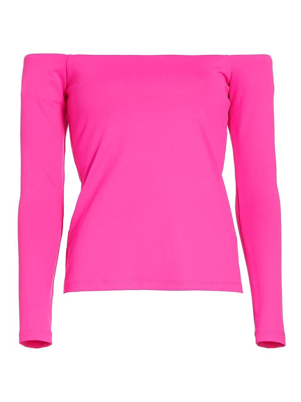 Womens Jersey Off-the-Shoulder Top Product Image