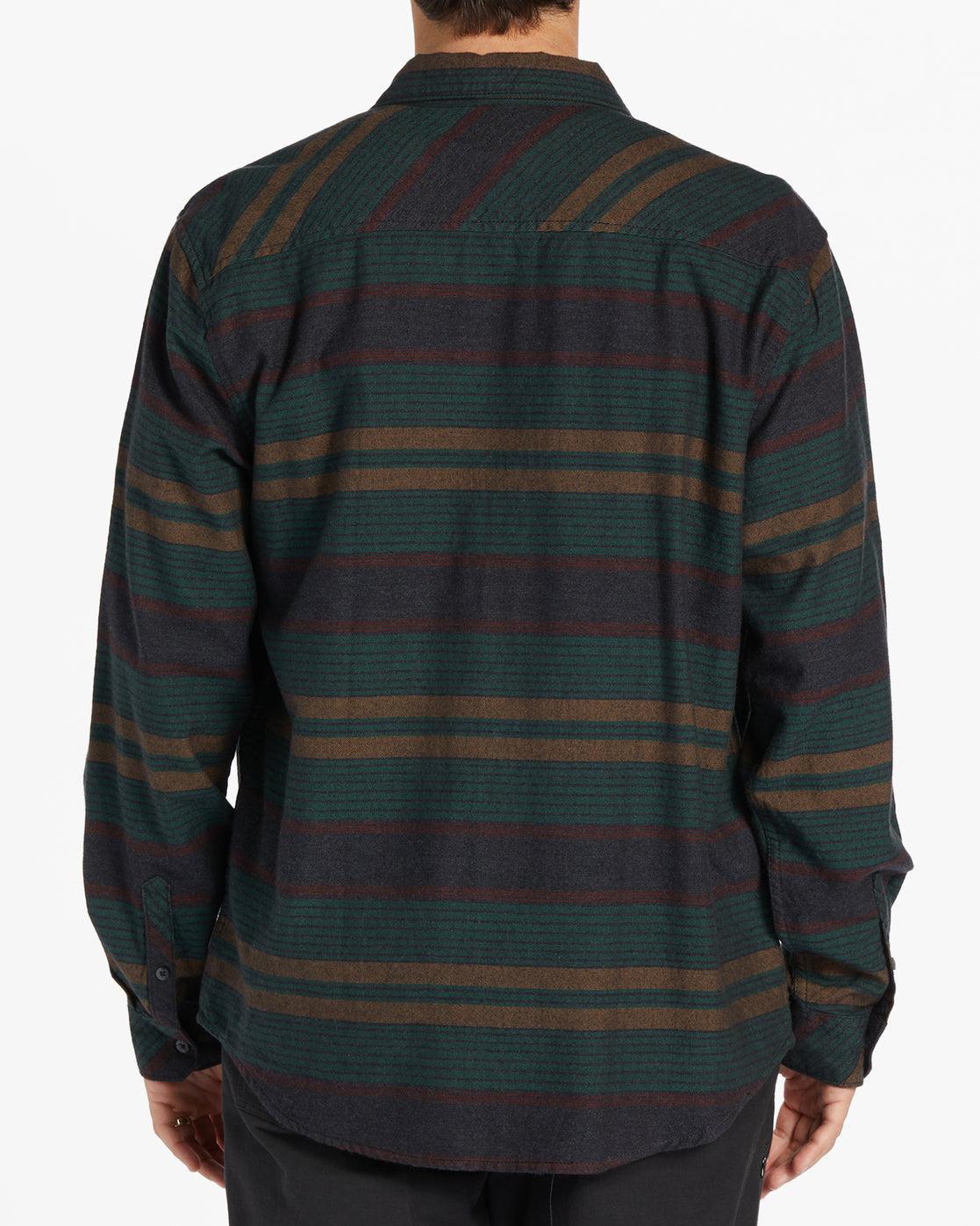 Coastline Flannel Long Sleeve Shirt - Jungle Male Product Image